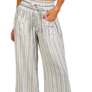 Rewash Juniors 2 Pc Stripe Smock Pants Set