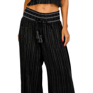 Rewash Juniors 2 Pc Stripe Smock Pants Set