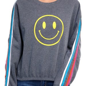 Jolie & Joy Juniors Cropped Long Sleeve Sweatshirt
