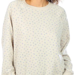 Pink Rose Juniors Ditsy Floral Sweater