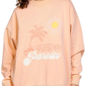 Roxy Juniors Lineup Crew Neck Sweater