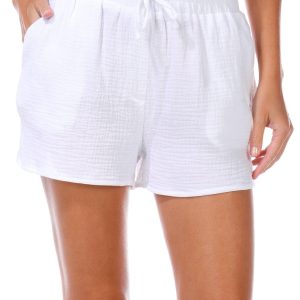 No Comment Juniors Gauze Pull On Shorts