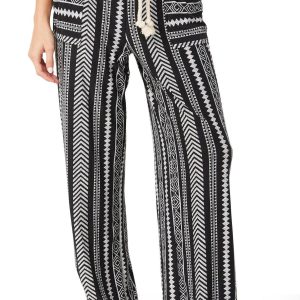 Derek Heart Juniors Striped Rope Belt Pants