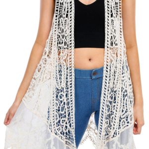No Comment Juniors Crochet Vest