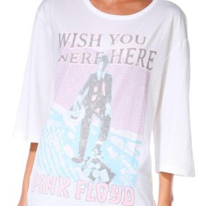 Recycled Karma Juniors Pink Floyd Wish You Were Here Tee