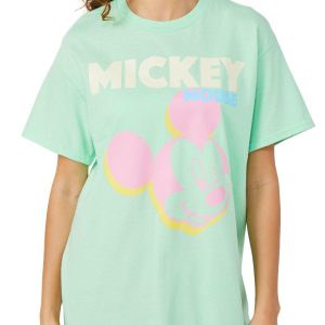 Mickey & Friends Juniors Neon Mickey Graphic Tee