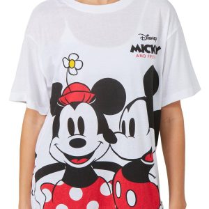 Mickey & Friends Juniors Mickey & Minnie Graphic Tee