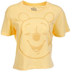 Disney Juniors Embroidered Winnie The Pooh Short Sleeve Tee