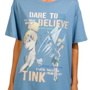 Tinker Bell Juniors Dare to Believe Graphic T-Shirt