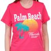 Coastal Dreamer Juniors Palm Beach Graphic Tee
