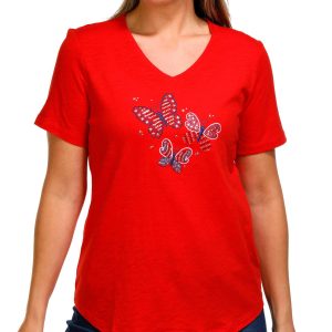 Coral Bay Petite Americana Butterfly Top