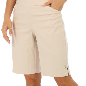 Coral Bay Petite 11 in. Diamond Rivet Shorts