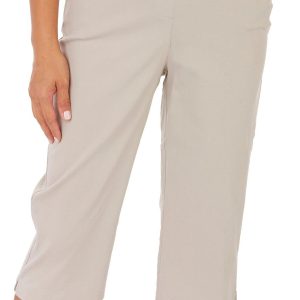 Coral Bay Petite 19'' Millenium Solid Slimming Capris