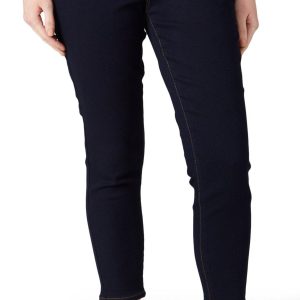 D Jeans Petite Double Button Denim High Waist Ankle Jeans