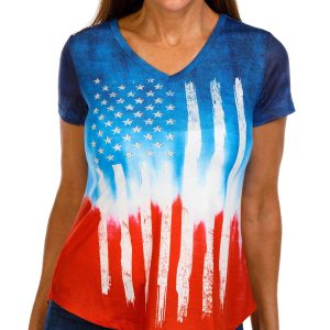 One World Petite Embellished Short Sleeve Americana Top