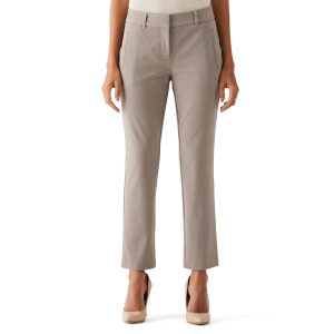 Rafaella Petite Solid Straight Leg Ankle Pants
