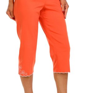 Zac & Rachel Women's Mill Straight Leg Crop Pants