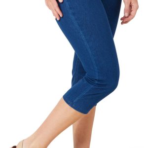 Zac and Rachel Petite Slim Crop Denim Capris