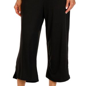 Emily Daniels Womens Solid Capris
