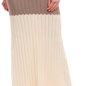 Rachel Roy Womens Color Block Sweater Skirt