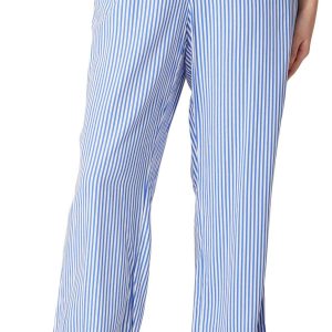 Blue Sol Womens Stripe Front Tie Flare Pant