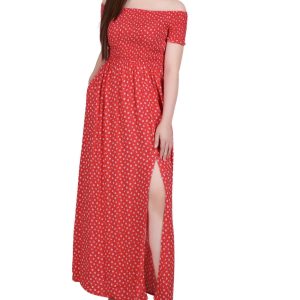 NY Collection Petite Smocked Bodice Maxi Dress