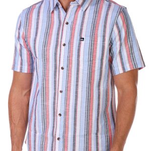 Quiksilver Mens Stripe Polo Shirt