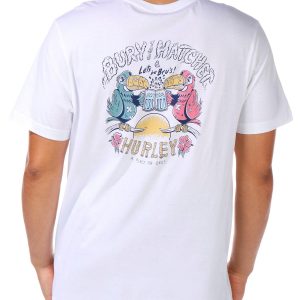 Hurley Men's Lets Be Brus Graphic Short Sleeve Tee