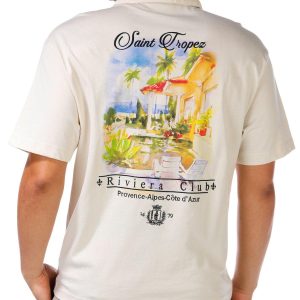 Saints Studio Men's Graphic Polo Shirt