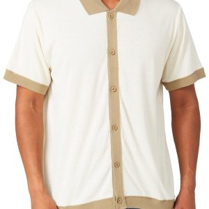 Modern Culture Men's Short Sleeve Cutler Knit Polo