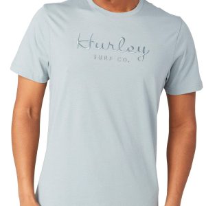 Hurley Mens Signature Short Sleeve Graphic Tee