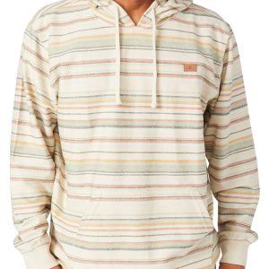 O'Neill Mens Bavaro Striped Long Sleeve Hoodie