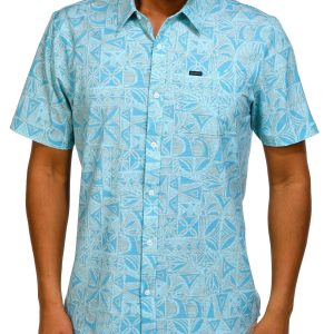 O'Neill Mens TRVLR UPF Traverse Slub Button Down Shirt