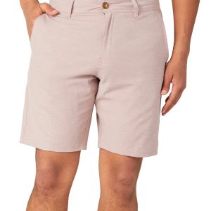 O'Neill Mens Reserve Light Check 19-Inch Hybrid Shorts
