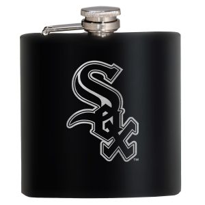MLB Chicago White Sox 6 Oz. Stealth Laser Etched Hip Flask