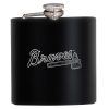 MLB Atlanta Braves 6 Oz. Stealth Laser Etched Hip Flask
