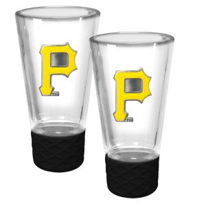 MLB Pittsburgh Pirates 2 Pc. 4 Oz. Cheer Emblem Shot Glass