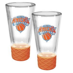NBA New York Knicks 2 Pc. 4 Oz. Emblem Cheer Shot Glass