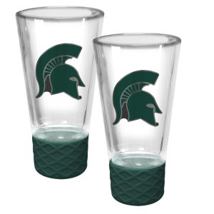 NCAA Michigan State Spartans 2 Pc. 4 Oz. Cheer Shot Glass