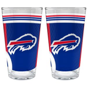 NFL Buffalo Bills 16oz Graphic Pint Glass 2pc Set