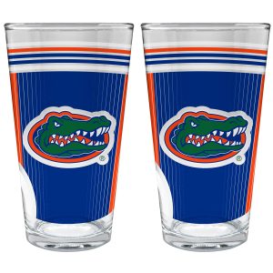 NBA Florida Gators 16oz Graphic Pint Glass 2pc Set