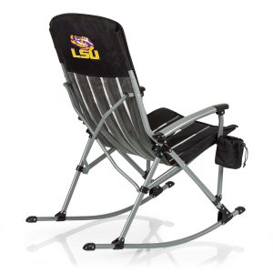 LSU TIGERS NCAA Outdoor Rocking Camp Chair with Bag