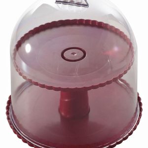 Nordic Ware 2-Tiered Dessert Stand with Dome Lid