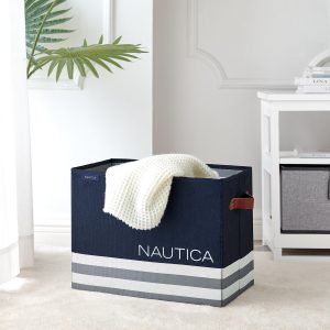 Nautica No Lid Storage Folded Storage Bin