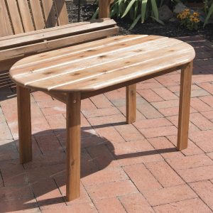 Linon Rockville Teak Finish Adirondack Coffee Table
