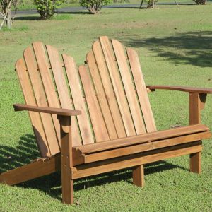 Linon Carson Adirondack Double Bench