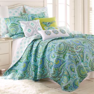 Levtex Home Darjeeling Teal Quilt & Sham Set