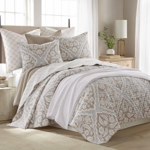Levtex Home Becker Taupe Reversible Quilt & Sham Set
