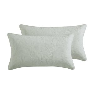 Solid Costa Sera 2 Pc. Quilted Sham Set