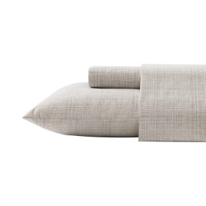 Raffia Linen Cotton Percale 4-Piece Sheet Set